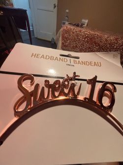 Birthday Sweet 16 RoseGold Tiara