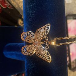 Butterfly Necklace 