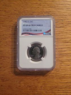 1983 S Washington Quarter PF69 Ultra Cameo