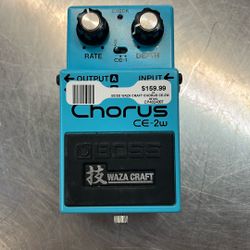 Boss Chorus CE2W Was craft guitar pedal