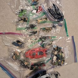 Collection Of GI Joe Real American Hero Figures And Vehicles