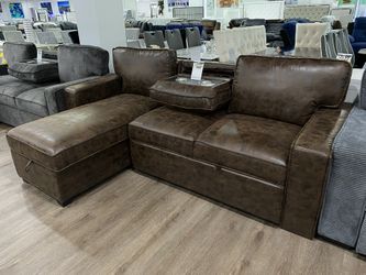 SLEEPER SOFA WITH REVERSIBLE CHAISE ON SALE EXCLUSIVE OFFER ENDS 11/30/25!!