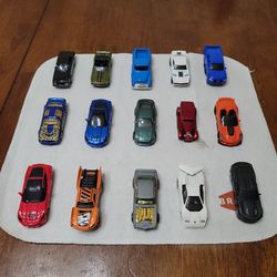 15 hot wheels cars