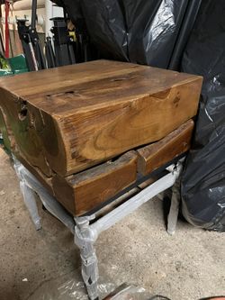 Wood Table Stand