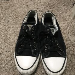 Mens Size 10 WOMENS Size 12 Converse LEATHER UPPER 
