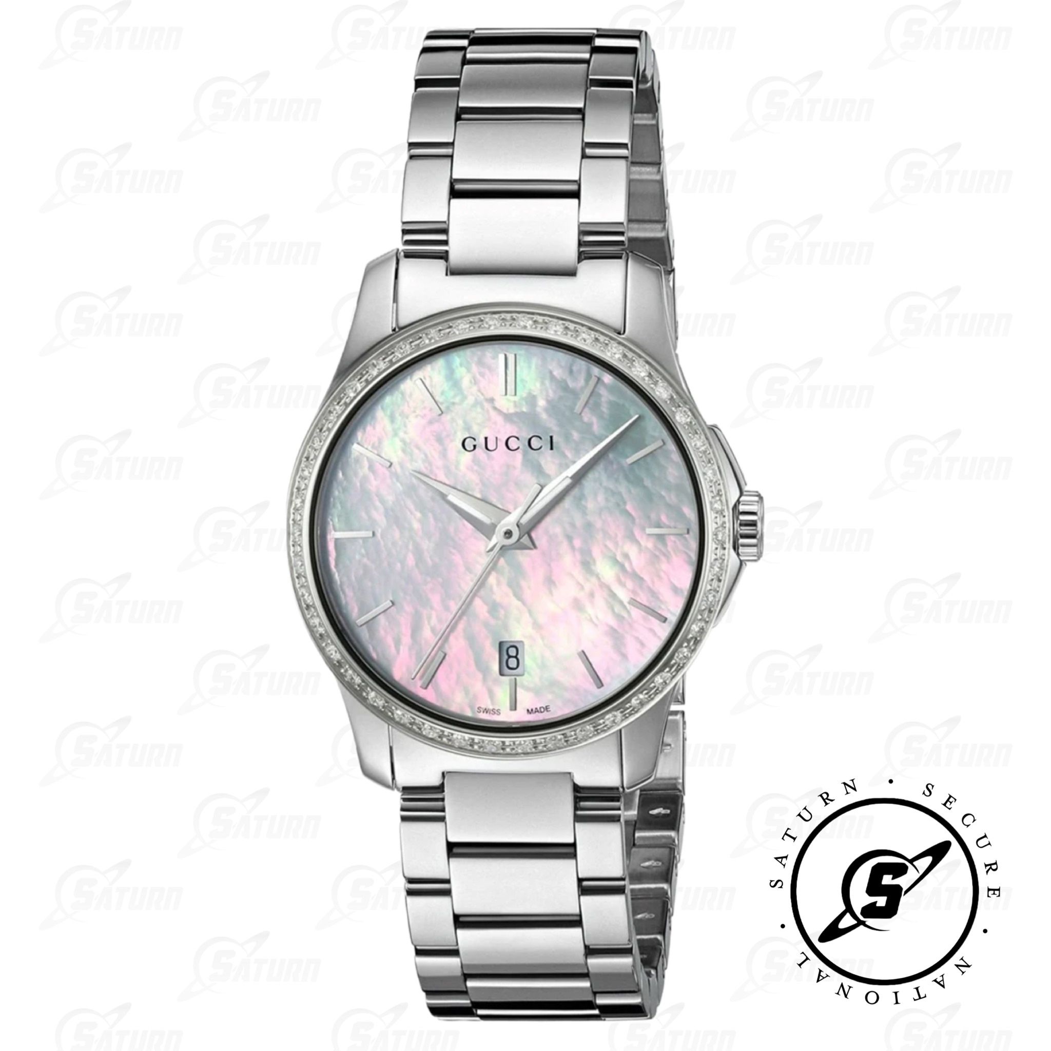 Ladies Gucci G-Timeless Watch (YA126543) Retail $1,490! Brand new with warranty and original tags!