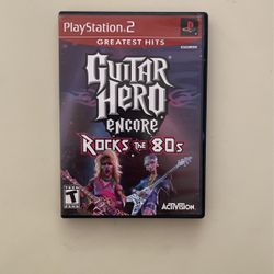 Guitar Hero Encore Rocks The 80’s For PS2 