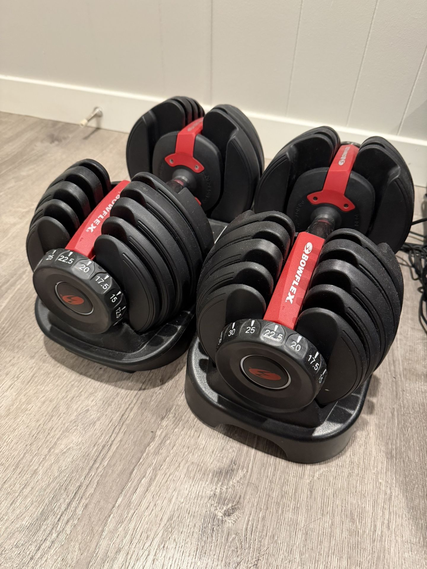 2 Set Bow flex Dumbbells