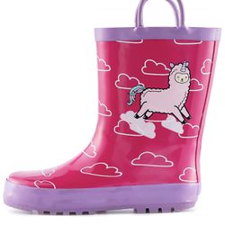 Kids Girls Rain Boots