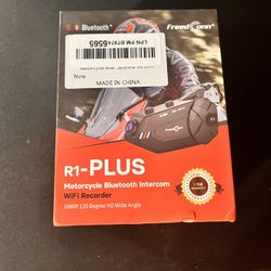 R1-Plus Motorcycle Bluetooth Intercom 1080p HD