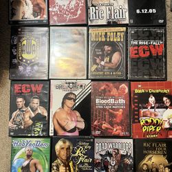 Lot Of 16 Wrestling DVDs. 
