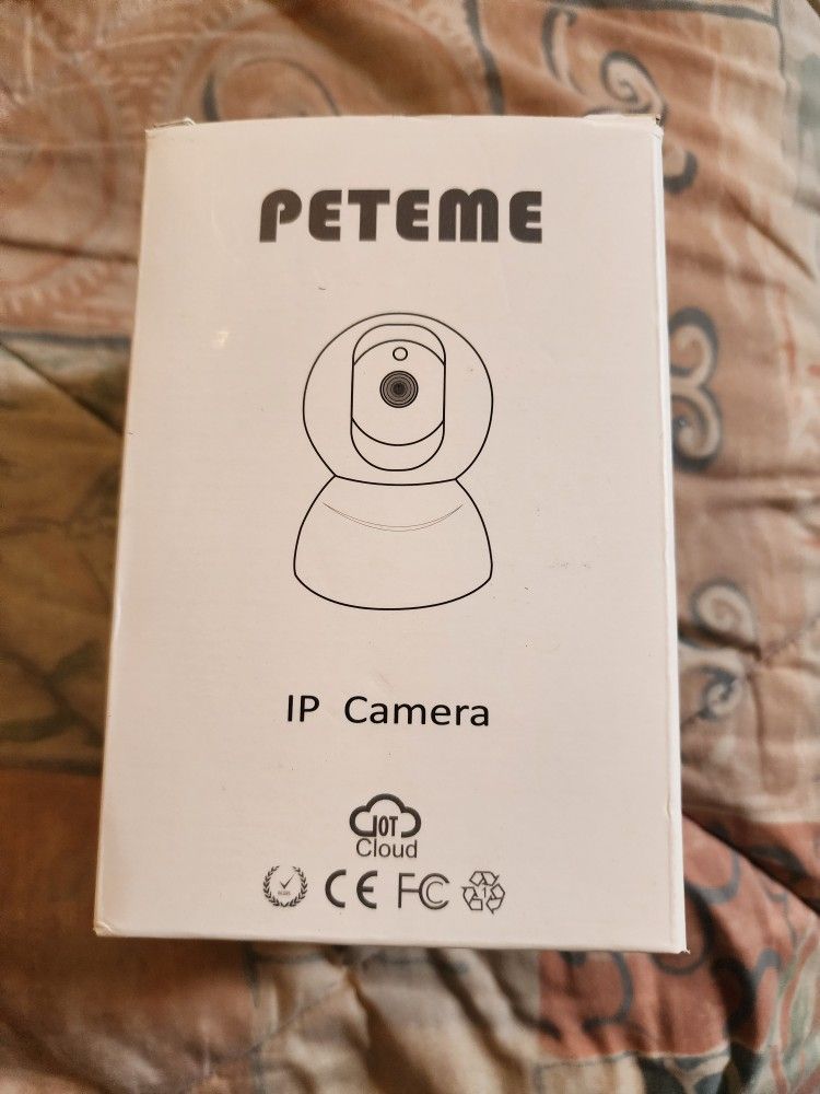 PETEME IP Camera Baby Pet Monitor PTZ Control 1080P FHD Home WiFi Security