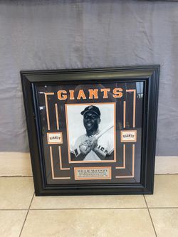 Willie McCovey Signed Framed 8x10 Photo Auto COA San Francisco Giants HOF