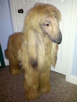 XL Afganhound Plush Toy Dog