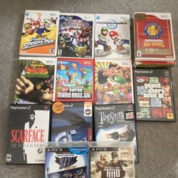 Nintendo Wii PS2 ,PS 3 Games 