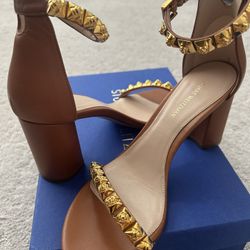 Stuart Weiztman Studded Accent Sandals