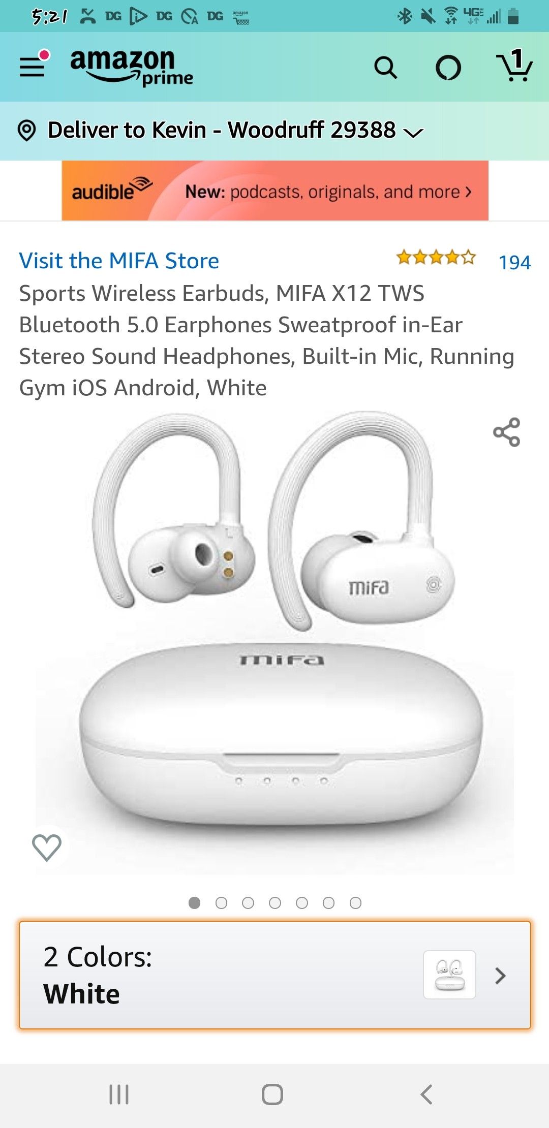 Mifa wireless earbuds