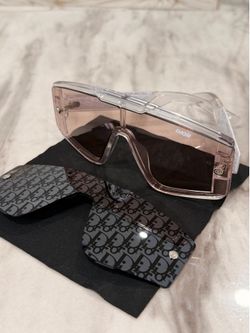 Christian Dior Diorxtreme MU Mask Sunglasses – Authentic – 2 Lenses – Rare