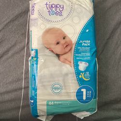 Tippy Toes Size 1 Diapers 