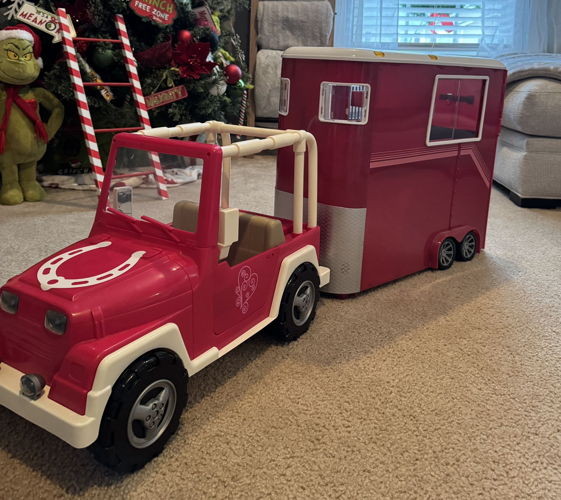 Toy Horse Trailer And Jeep