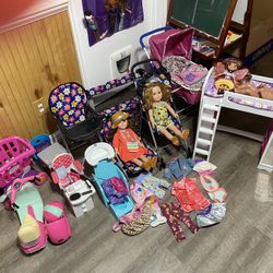Dolls and Toy Sets with accessories 