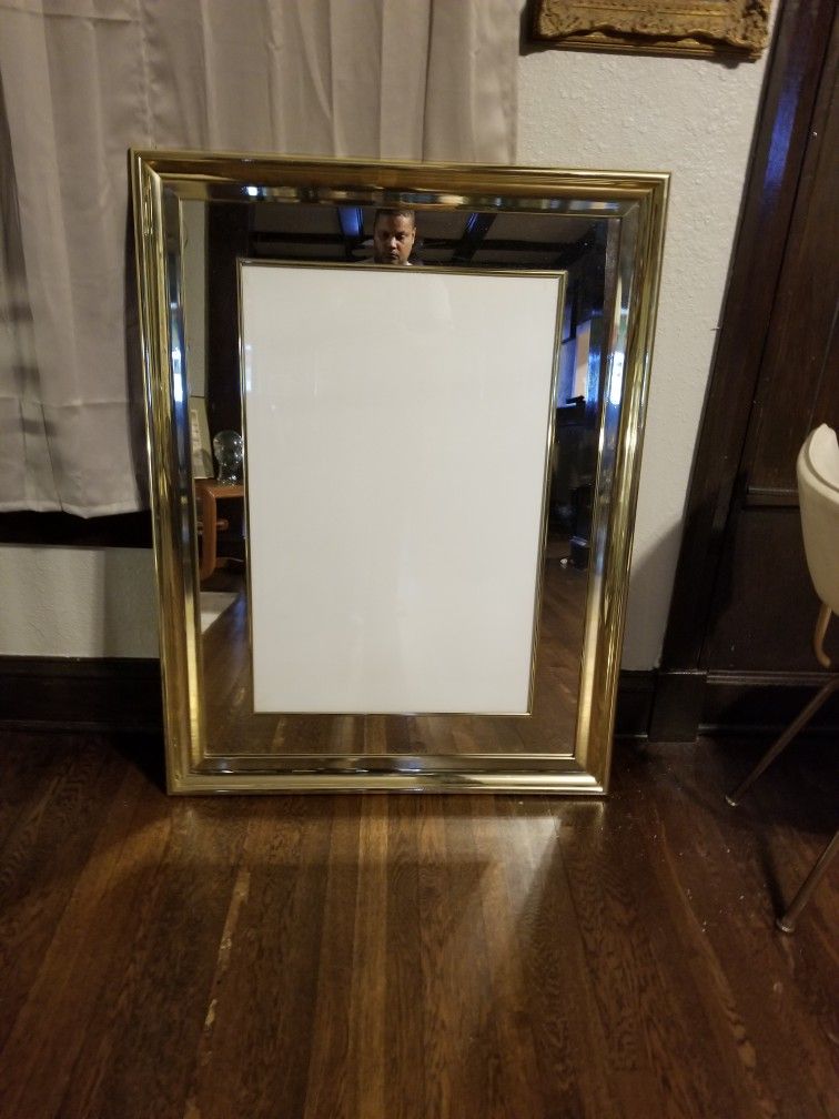 Late 70s GOLD MIRROR frame 50x38