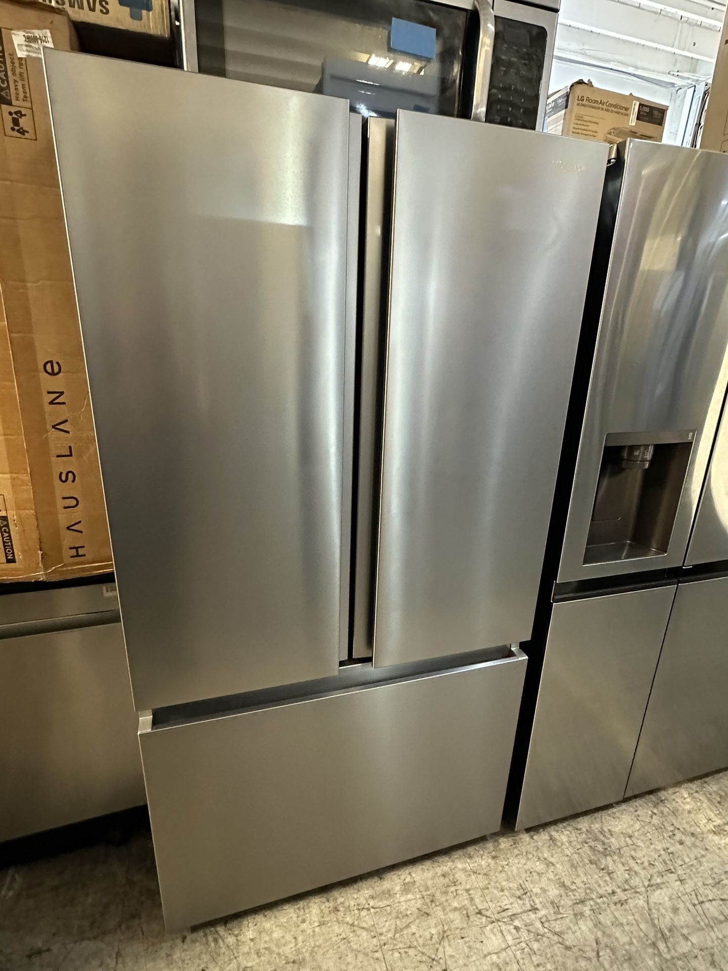 New 36-inch Hisense Bottom Freezer Fridge