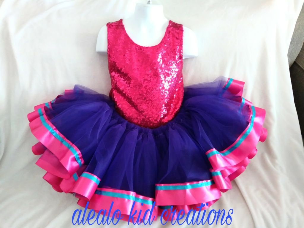 Custom troll inspired tutu, troll tutu