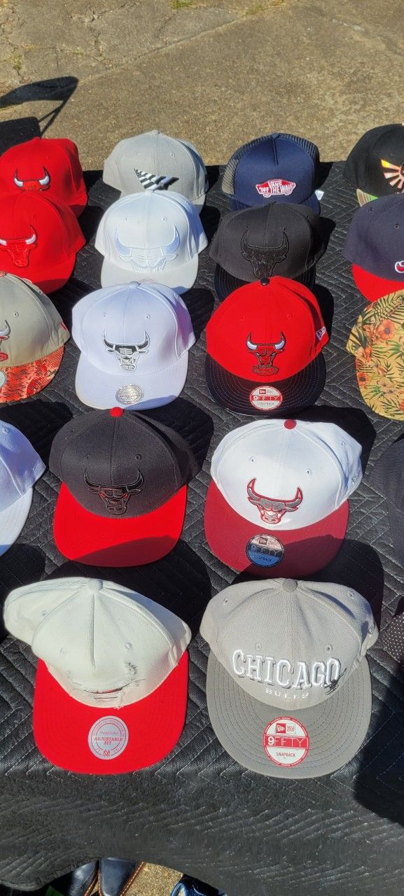 Chicago Bulls Lot 20 Snapback Hat, Caps