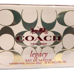 COACH Legacy Perfume For Women 30ml 1fl Oz New In Box