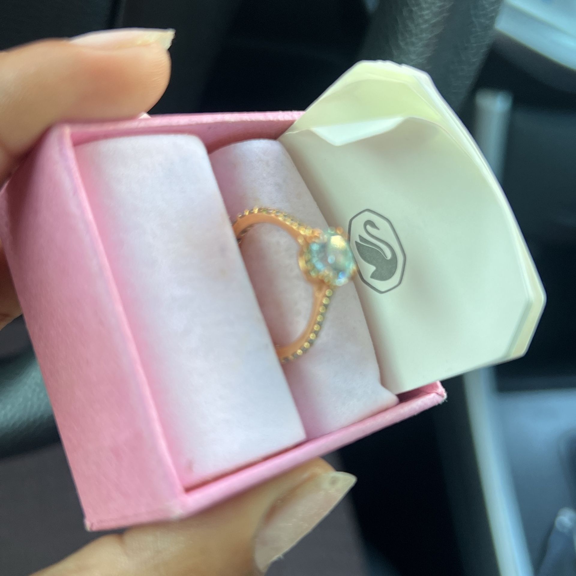 Swarovski Ring (Rose Gold) 