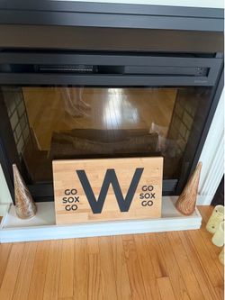 NEW White Sox 2-Sided Solid Wood Sign