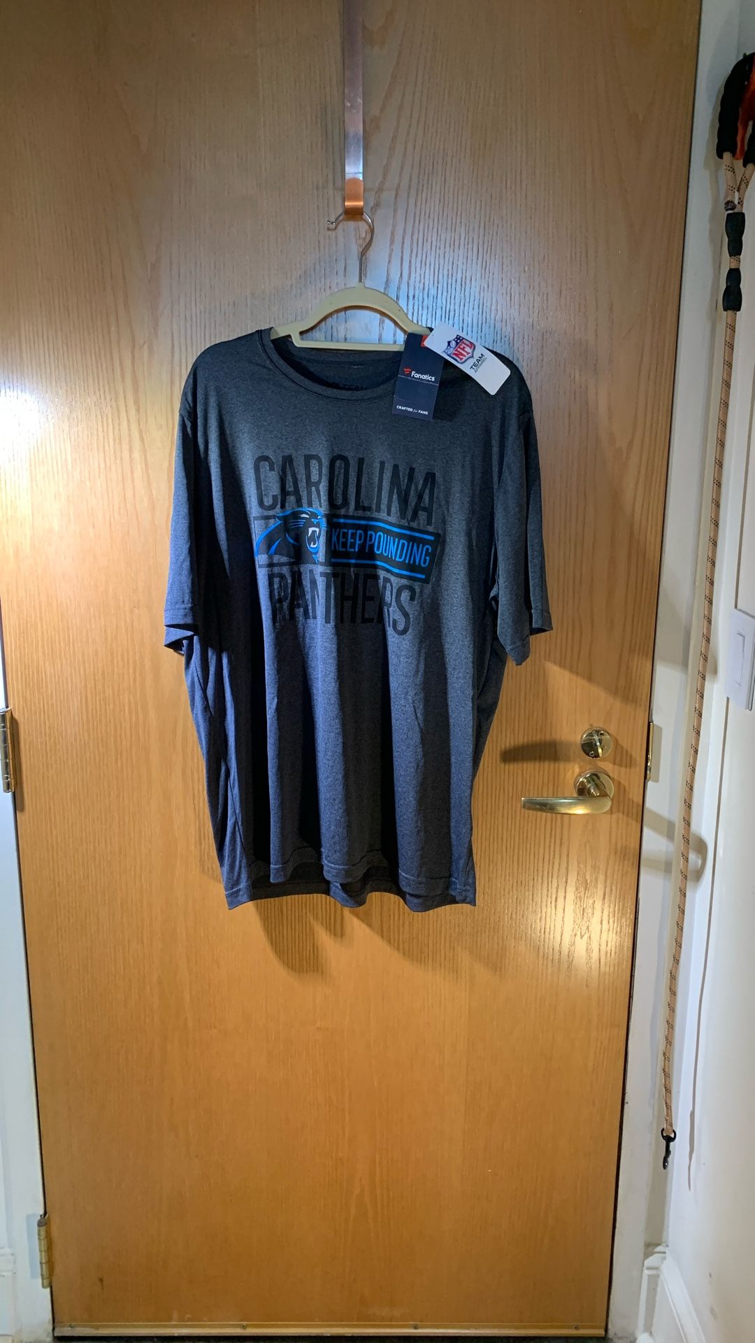 Panthers Men’s XL Gray Shortsleeve Gray Tee