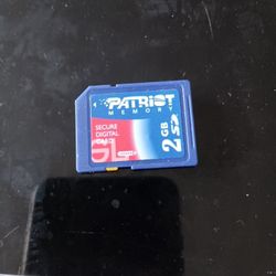 Patriot 2GB SD Camera Memory Card