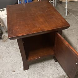 Solid Wood End Table