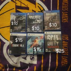 PS5/PS4 Games For Sale. Prices in the picture. 