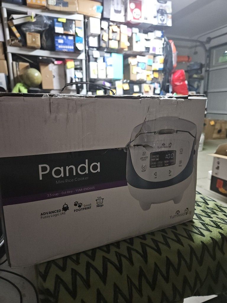 Yum Asia Panda Mini Rice Cooker with Ninja Ceramic Bowl,