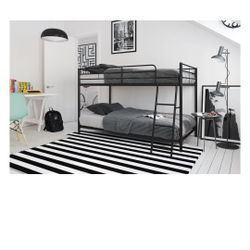 Twin Over Twin Bunk Bed 