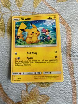 Pikachu Pokemon card make offer