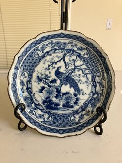 Blue & White Porcelain Plate