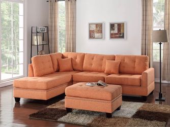 Sectional with Ottoman