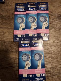 Oral-B Sensitive Gum Care Replacement Brush Heads 5-Pack