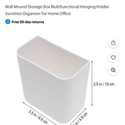 Wall Mound Storage Box