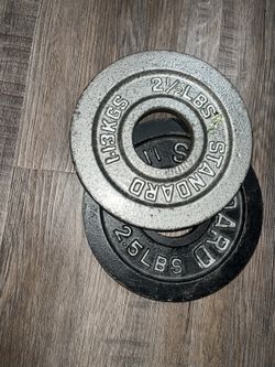 Iron Weight Plates 2.5lbs And 2/2 Lbs 