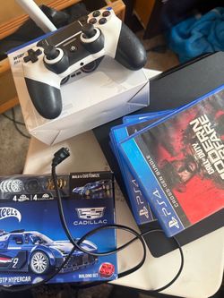 Selling a ps4 with a Lego hot wheel