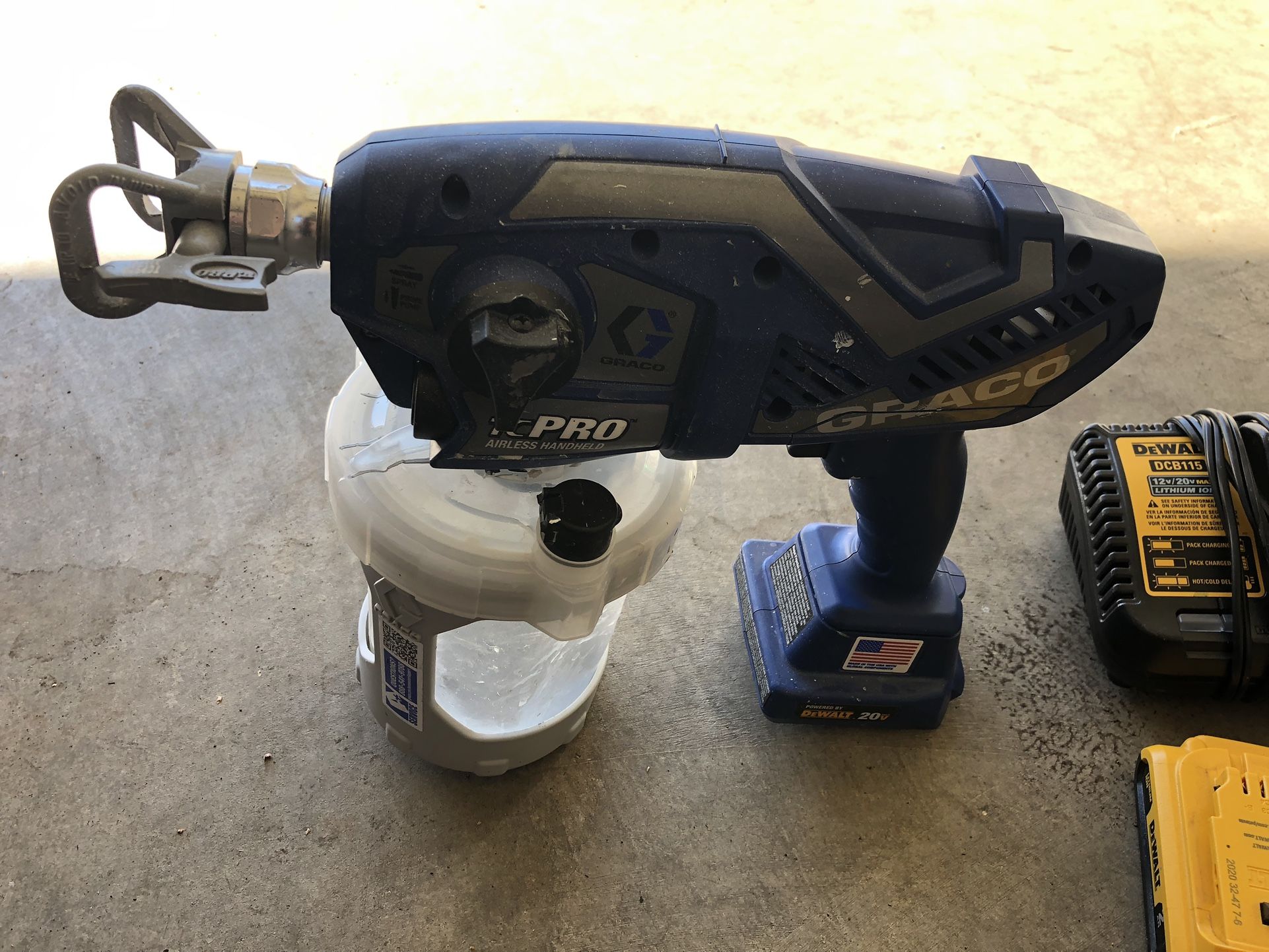 Tc Pro Graco 20v Graco Tc Proshot Cordless Paint Sprayer Tc Pro