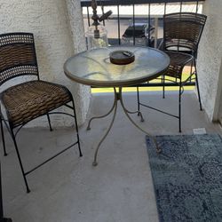 2 Metal Bar Stool Hight 