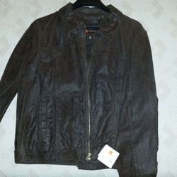 Mens Leather jacket By Wilsons Leather. New w/tags Christmas BARGAIN $75