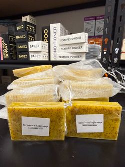 Turmeric Soap Bars for Face and Body infused with turmeric Extract Soft