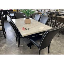 Beautiful 7 Pc Dining Table Set  